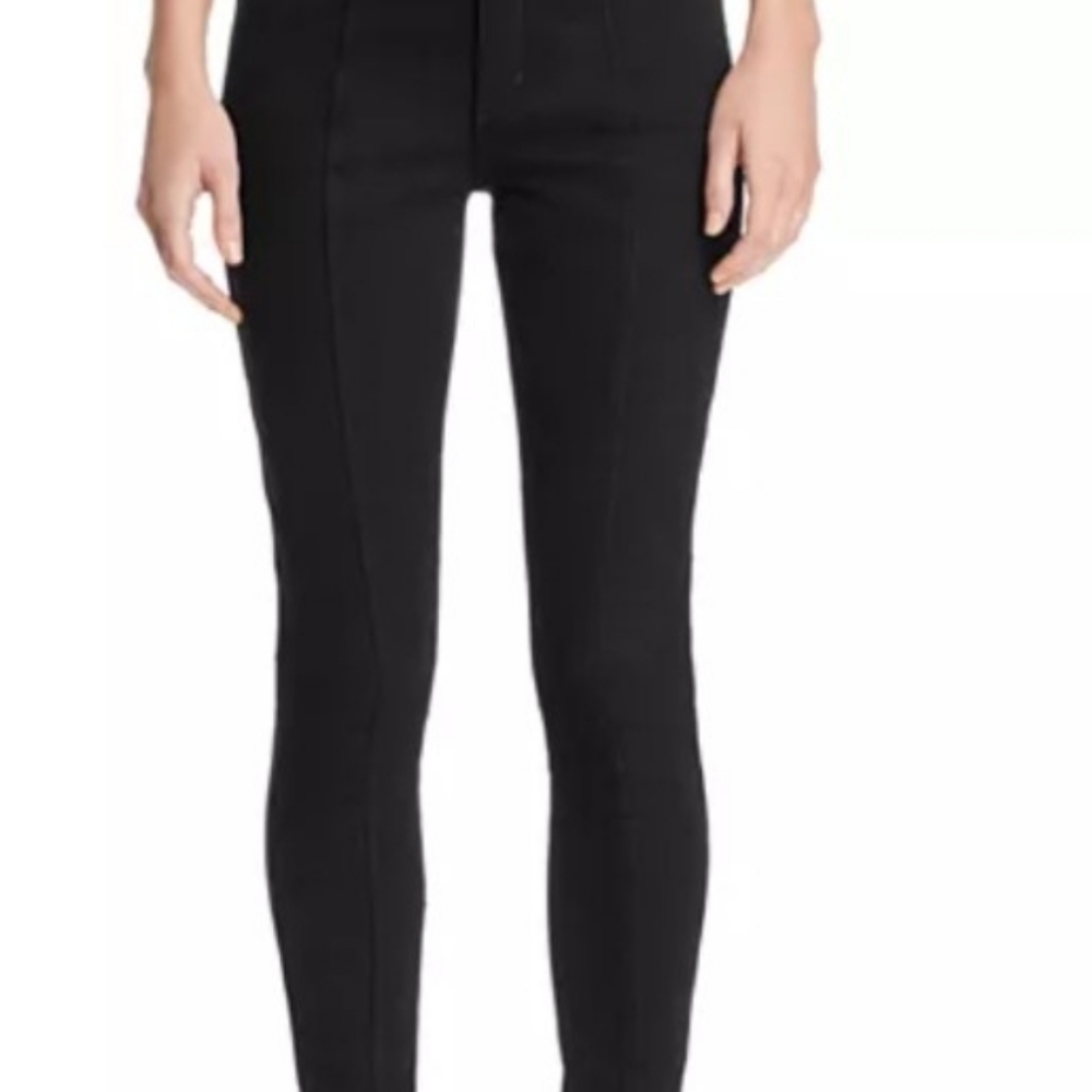 High-Waisted Black Skinny Pants - Picture 4 of 6